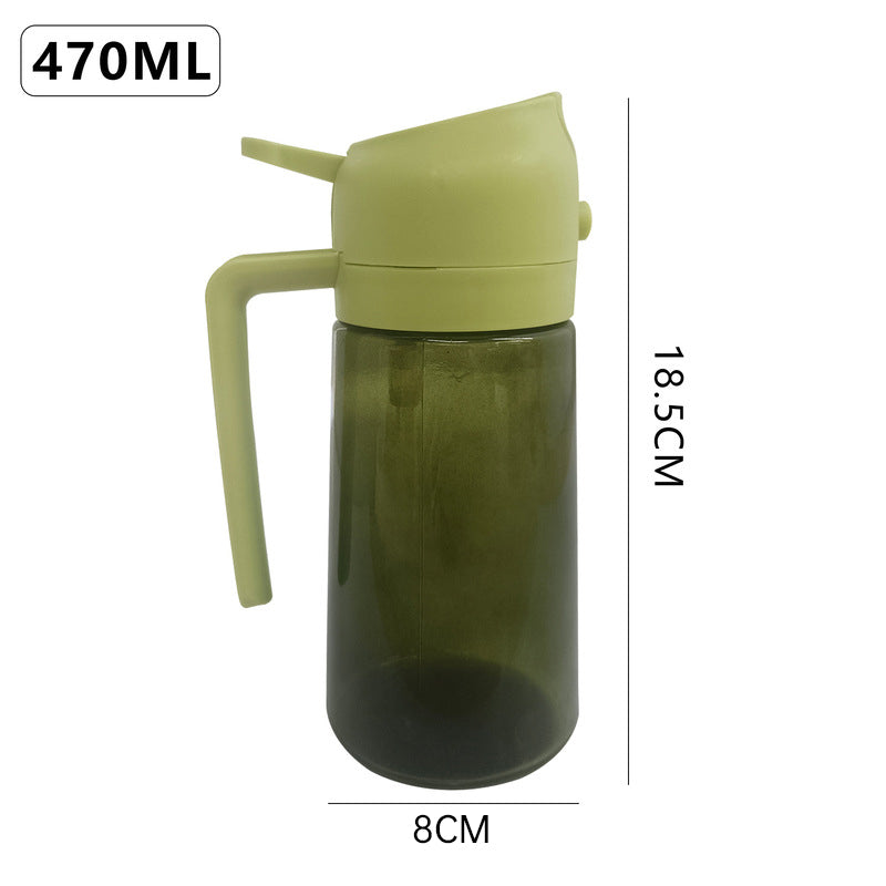 Olive Oil Dispenser & Sprayer 2-in-1 - Kitchen Cooking Oil Bottle