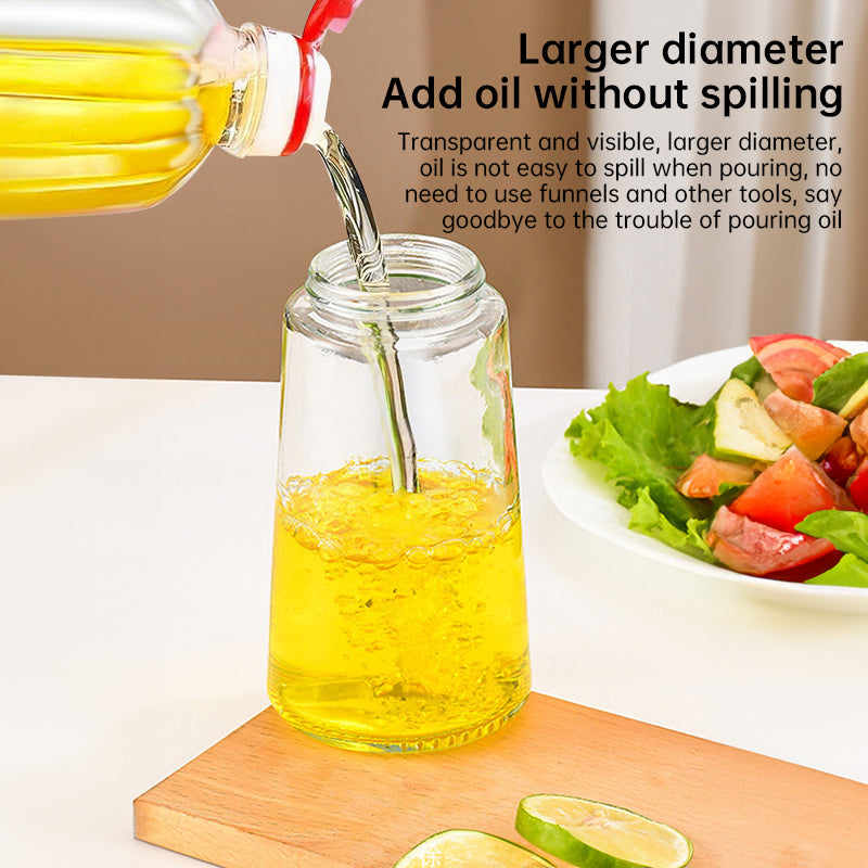 Olive Oil Dispenser & Sprayer 2-in-1 - Kitchen Cooking Oil Bottle