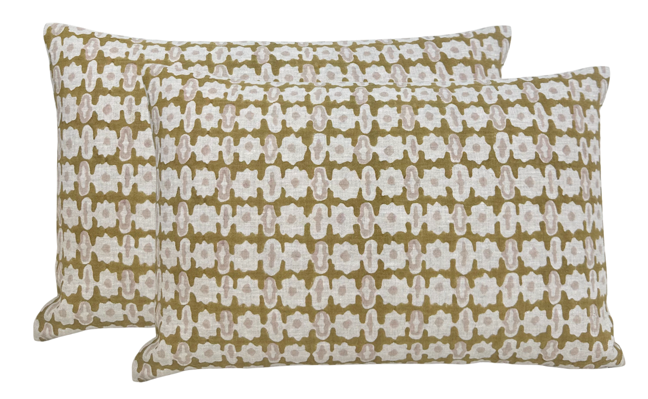 Pahari Pillow Cover in Saffron, Walter G Textiles