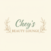 Chey's Beauty Lounge Logo with Warm Cream Background