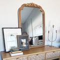Antique Inspired Ornate Gold Mirror - Vintage Farmhouse Wall Mirror